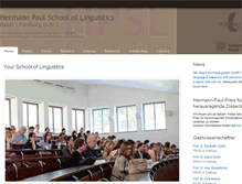 Tablet Screenshot of hpsl-linguistics.org